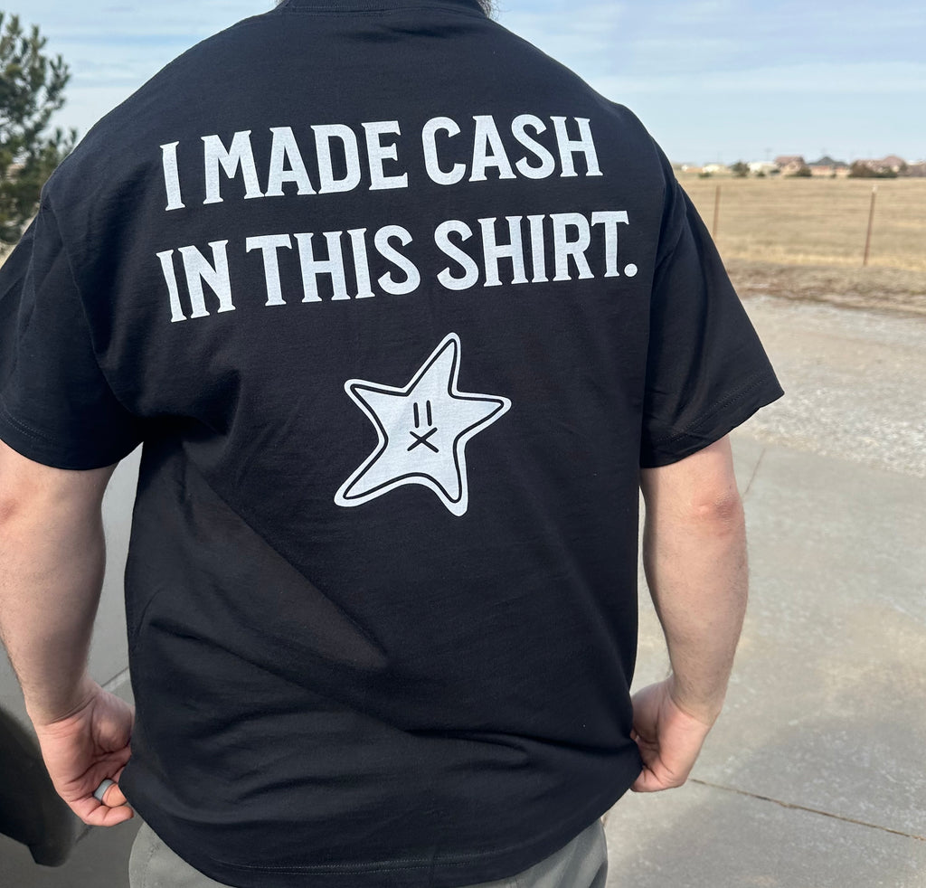 BLACK CASH TEE