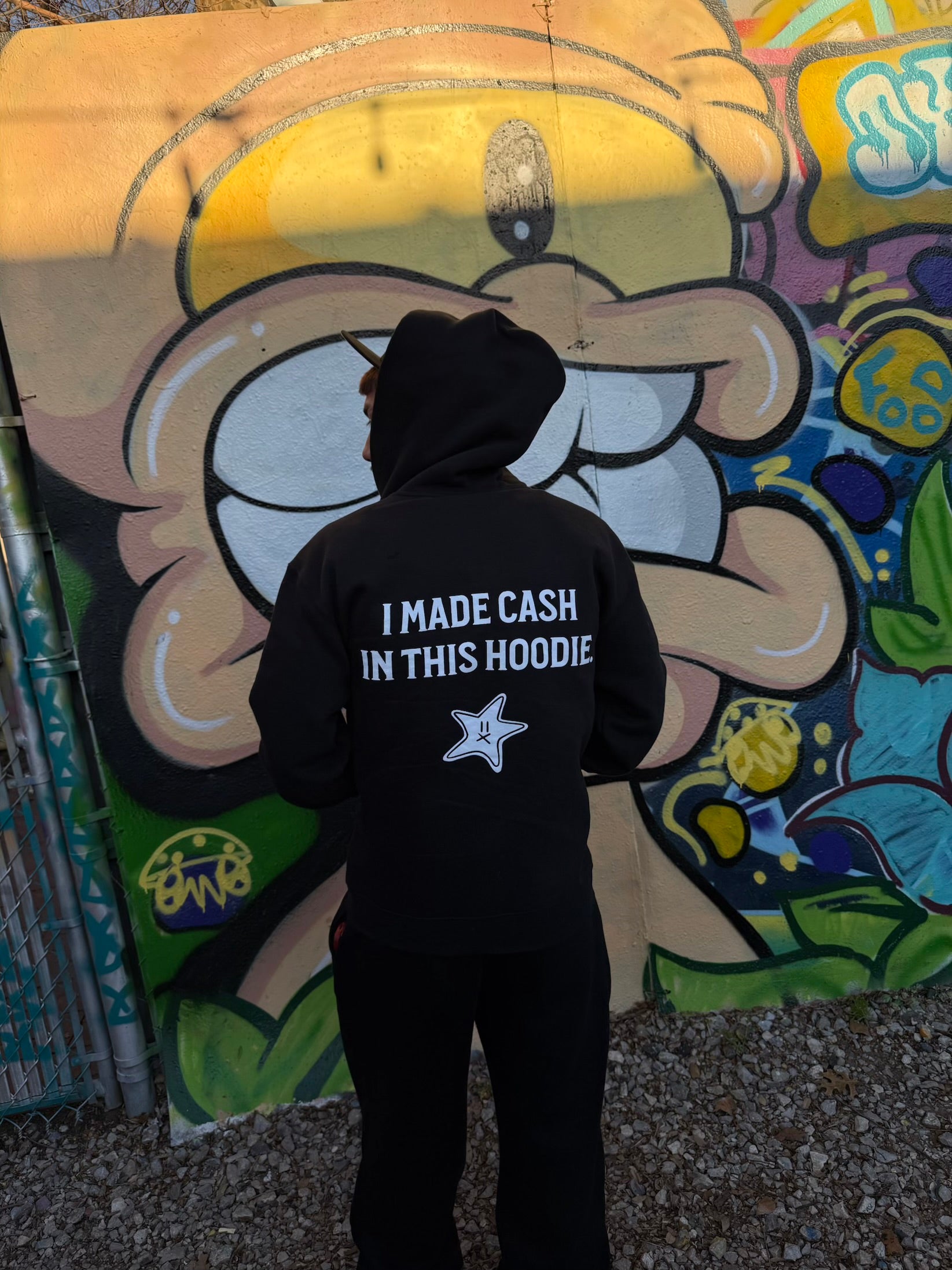 SORRY ZIP UP (BLACK)