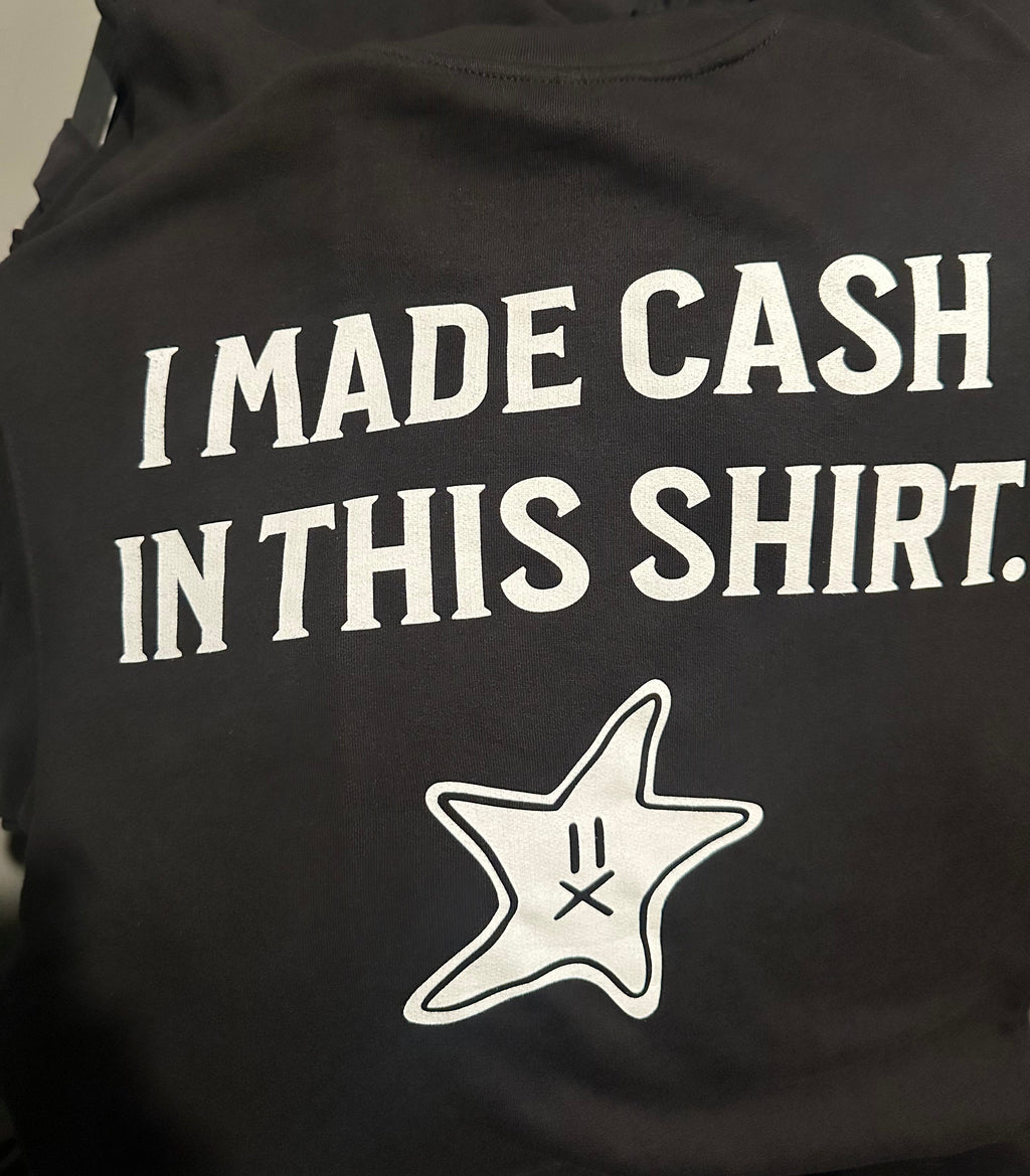 BLACK 4 LOGO TEE