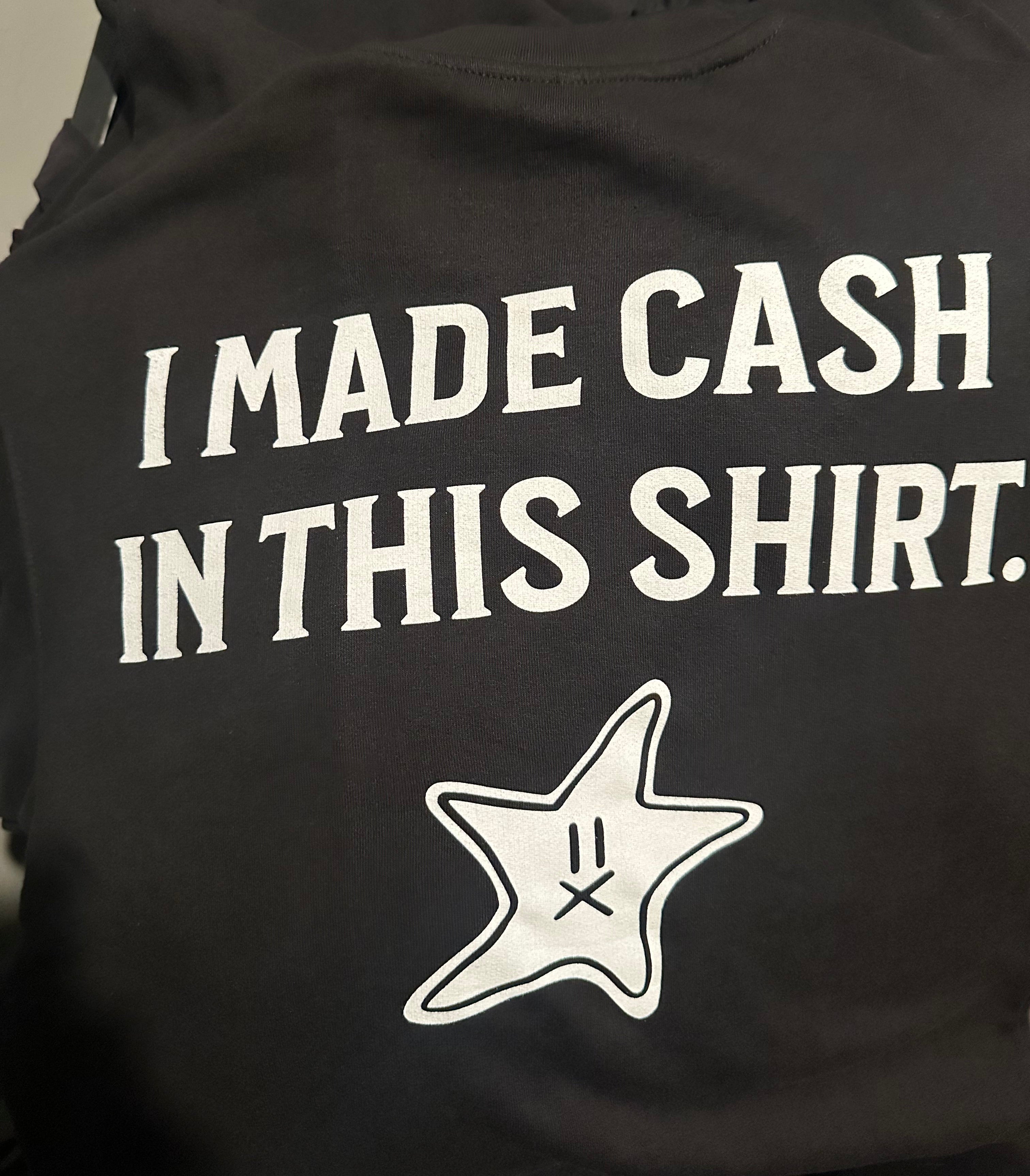 BLACK 4 LOGO TEE