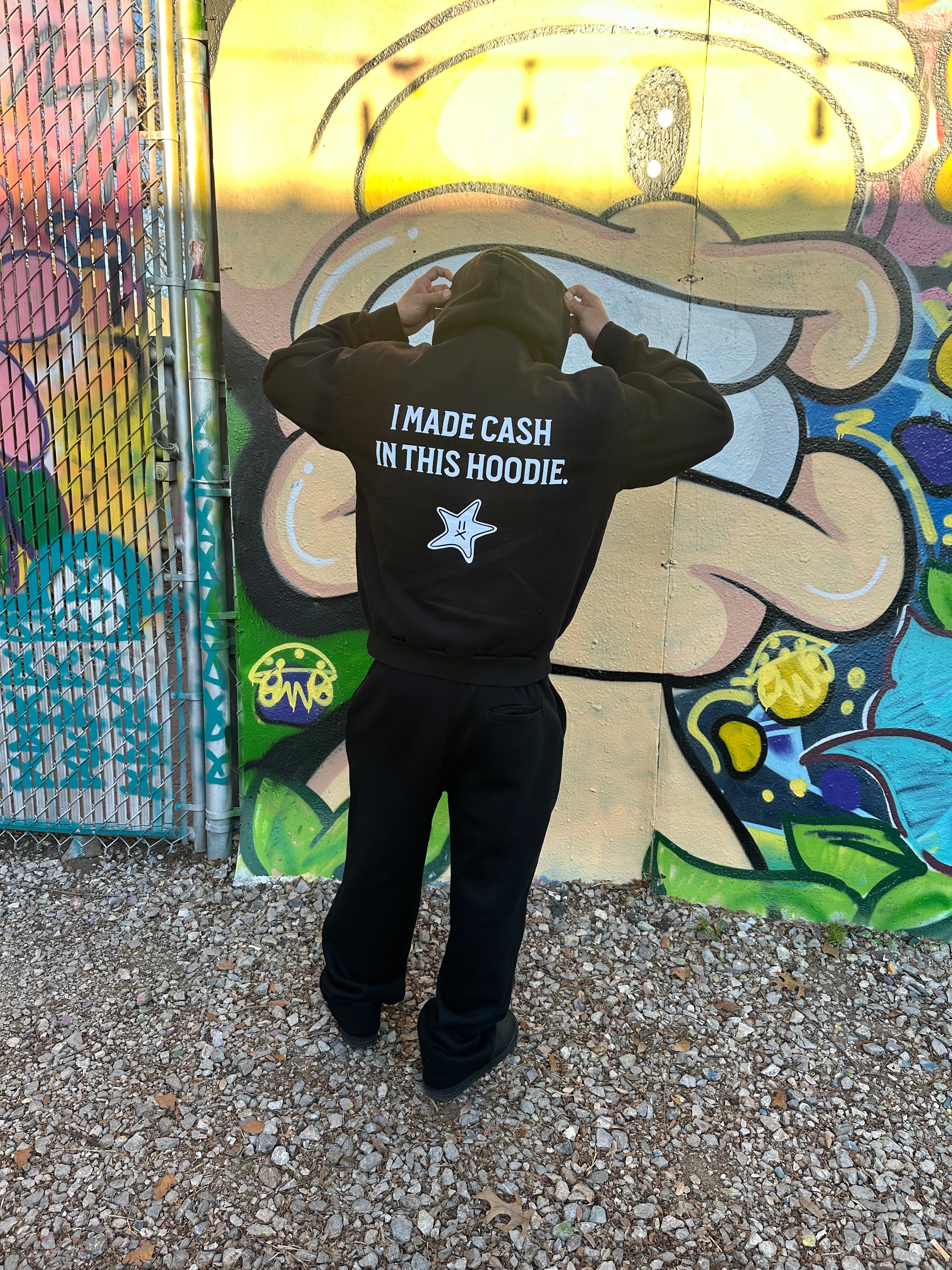 SORRY ZIP UP (BLACK)