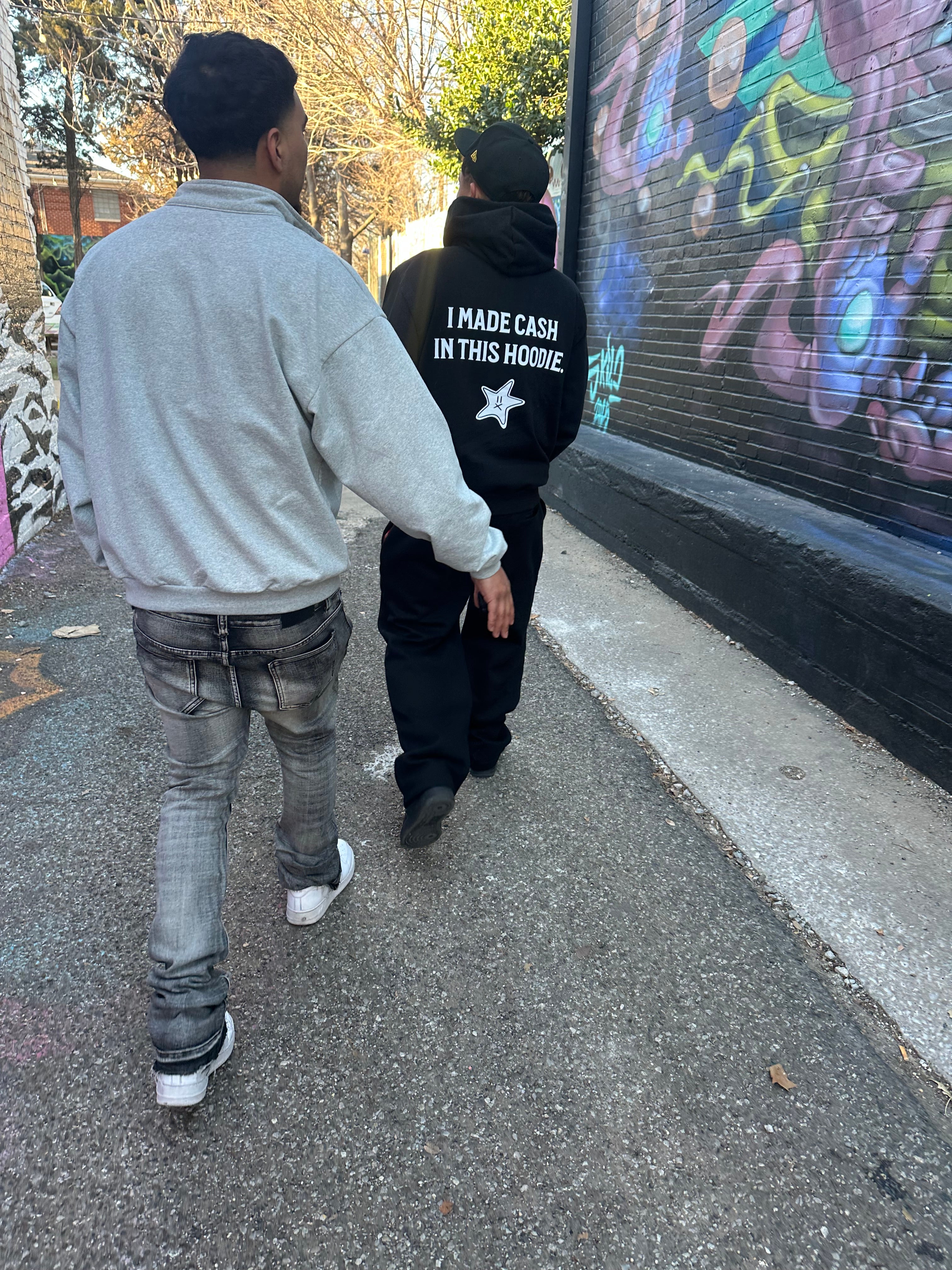 SORRY ZIP UP (BLACK)
