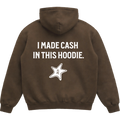 BROWN SORRY HOODIE