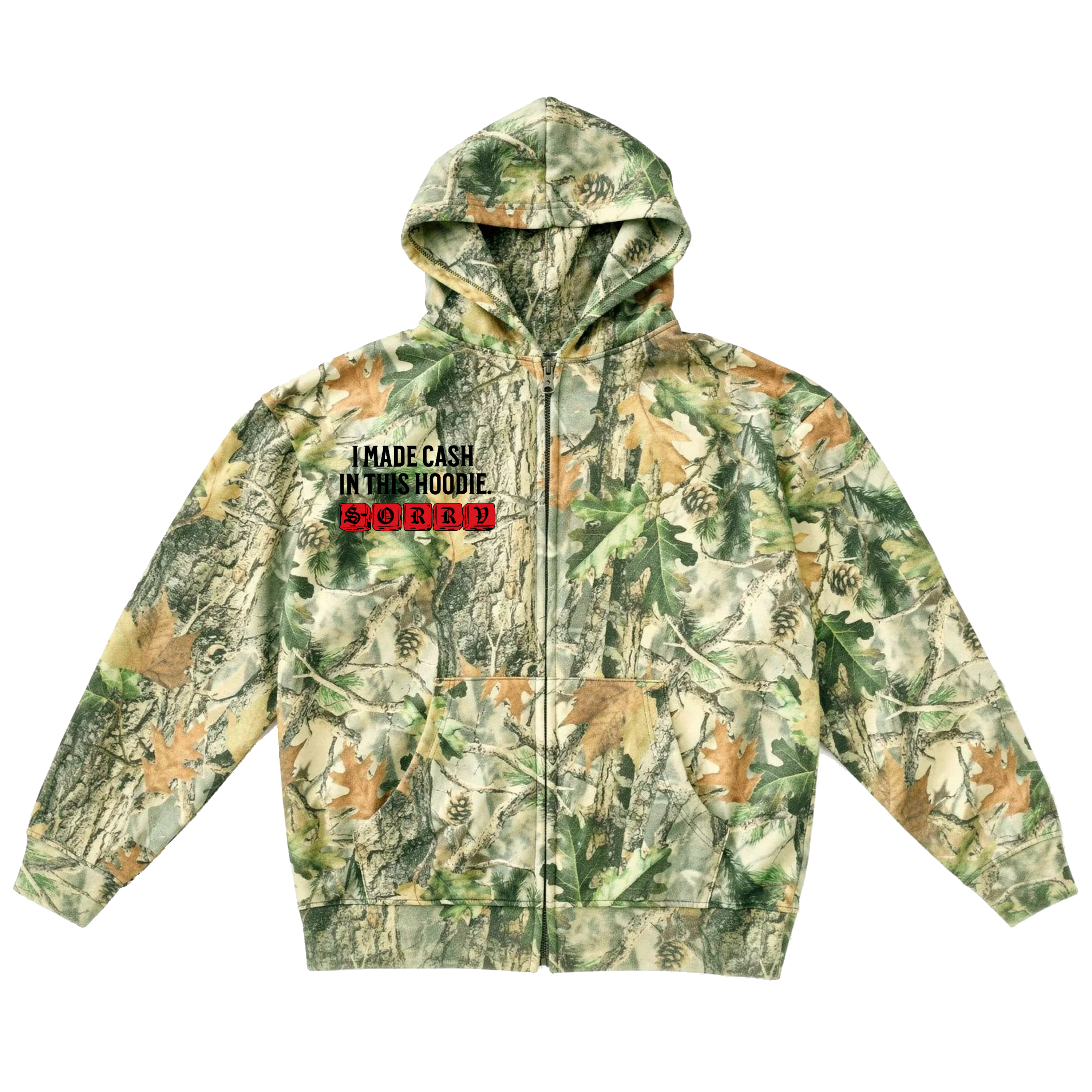CAMO ZIP HOODIE