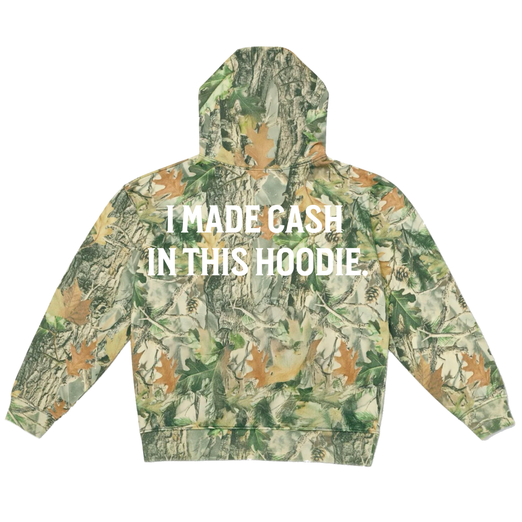 CAMO PULLOVER HOODIE