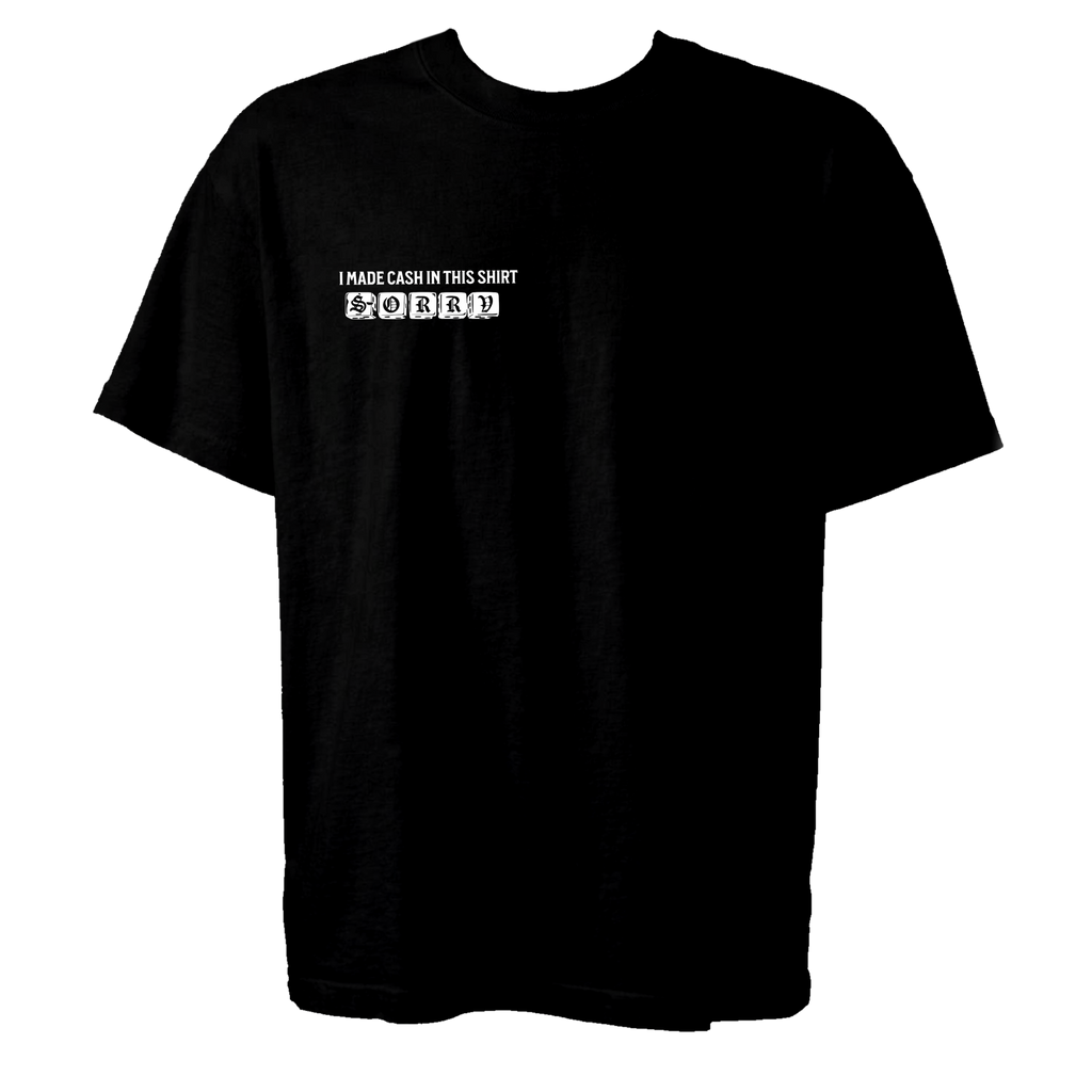BLACK CASH TEE