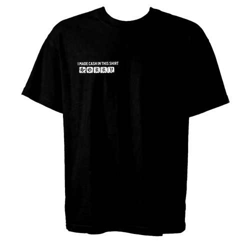 BLACK CASH TEE