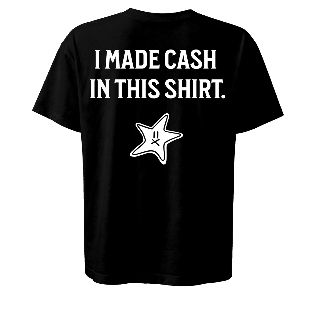 BLACK CASH TEE