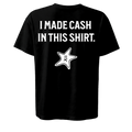 BLACK CASH TEE
